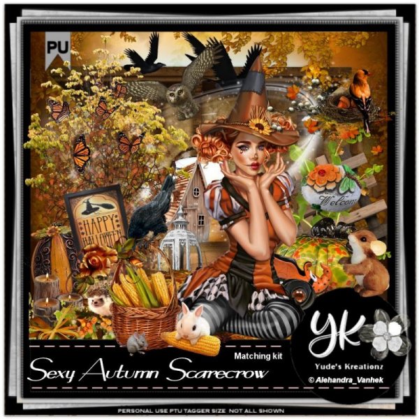 Sexy Autumn scarecrow - Click Image to Close